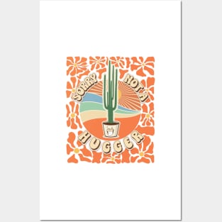 Mothers day plant  lover groovy sarcastic cactus funny saying Posters and Art